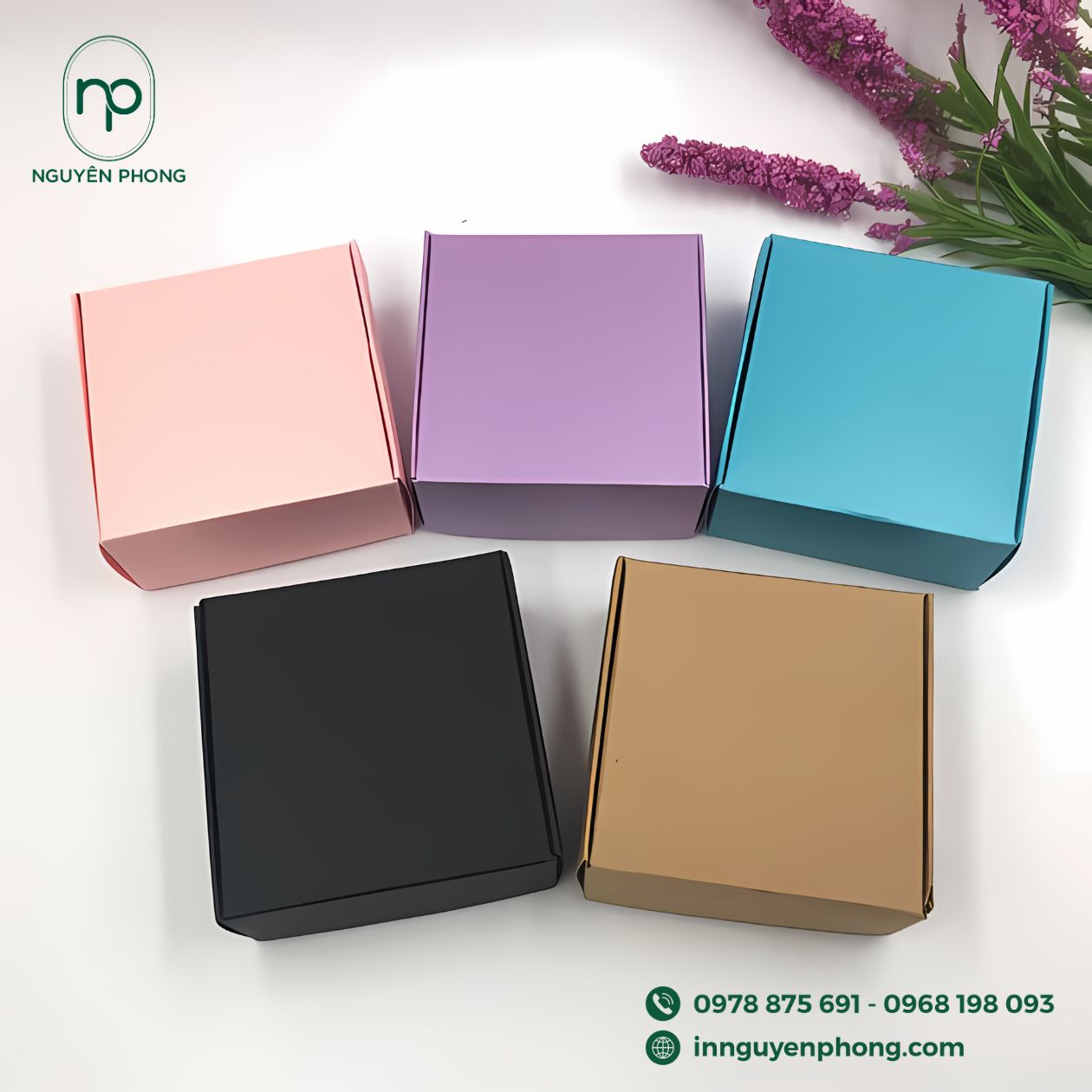 Hộp mini dành cho phụ kiện, nhũ, đá nail, cọ vẽ

